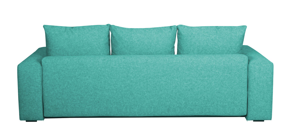 Canapea Extensibila Green, 3 locuri, Lada Depozitare, Albastru, Orion 12, 240 Cm