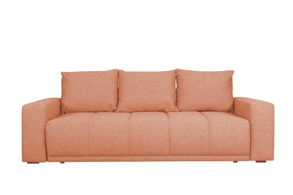 Canapea Extensibila Green, 3 locuri, Lada Depozitare, Roz, Orion 8, 240 Cm