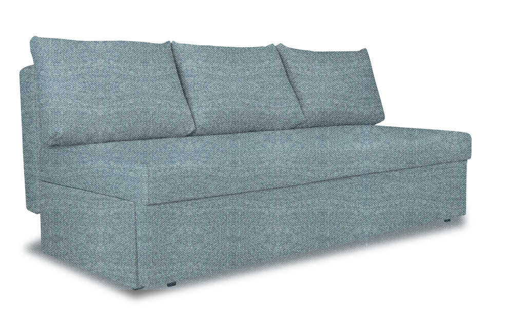 Canapea Extensibila Blue, Cu Lada Depozitare, 3 Locuri, Arte 77A, 191 Cm