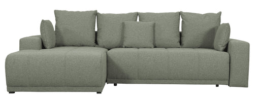 Coltar Cu Insula Dreapta Green, 5 Locuri, Lada Depozitare, Voltera Flax, 280 Cm