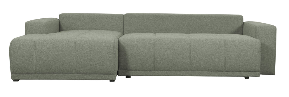 Coltar Cu Insula Dreapta Green, 5 Locuri, Lada Depozitare, Voltera Flax, 280 Cm