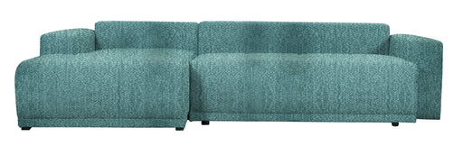 Coltar Cu Insula Dreapta Green, 5 Locuri, Lada Depozitare, Albastru, Palacio 77, 280 Cm