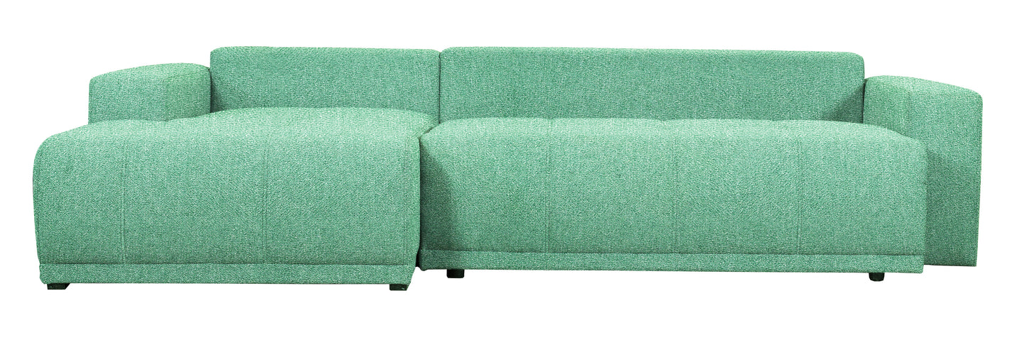 Coltar Cu Insula Dreapta Green, 5 Locuri, Lada Depozitare, Rino 31, 280 Cm