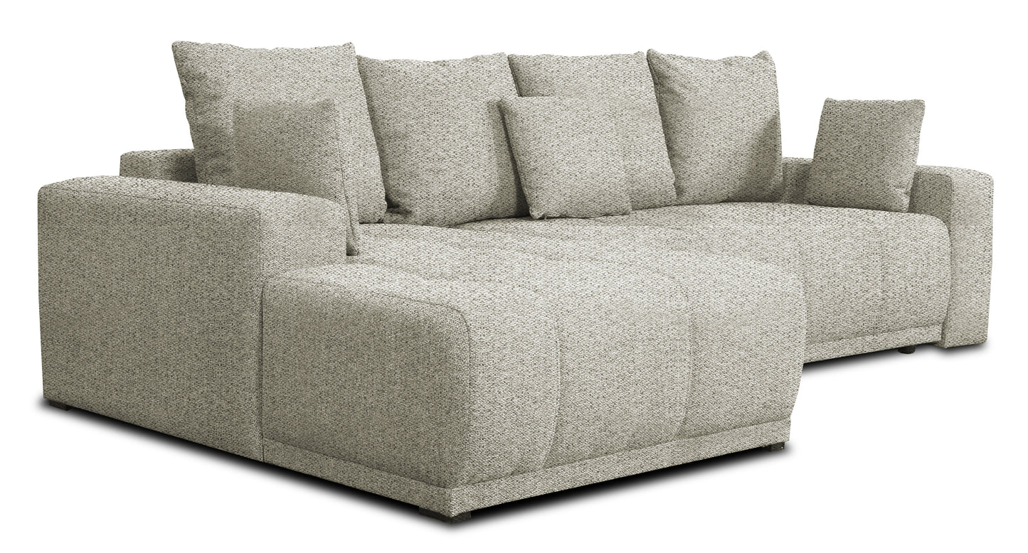 Coltar Cu Insula Dreapta Green, 5 Locuri, Lada Depozitare, Arte 51B, 280 Cm