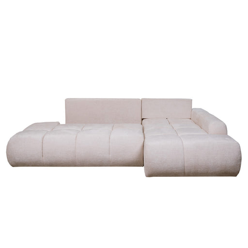 Coltar Extensibil Dreapta Luna, Lada Depozitare, 5 Locuri, ONYX 1 IVORY, 270 Cm