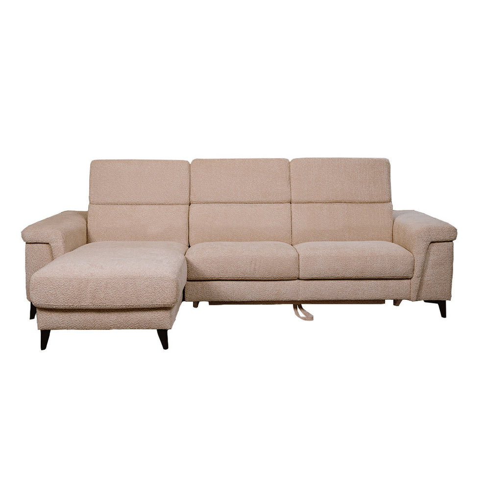Coltar Extensibil Cu Insula Sorrento, Interschimbabil Stanga/Dreapta, Angolo Anthology Sand, 290 Cm