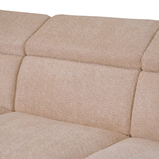 Coltar Extensibil Cu Insula Sorrento, Interschimbabil Stanga/Dreapta, Angolo Anthology Sand, 290 Cm