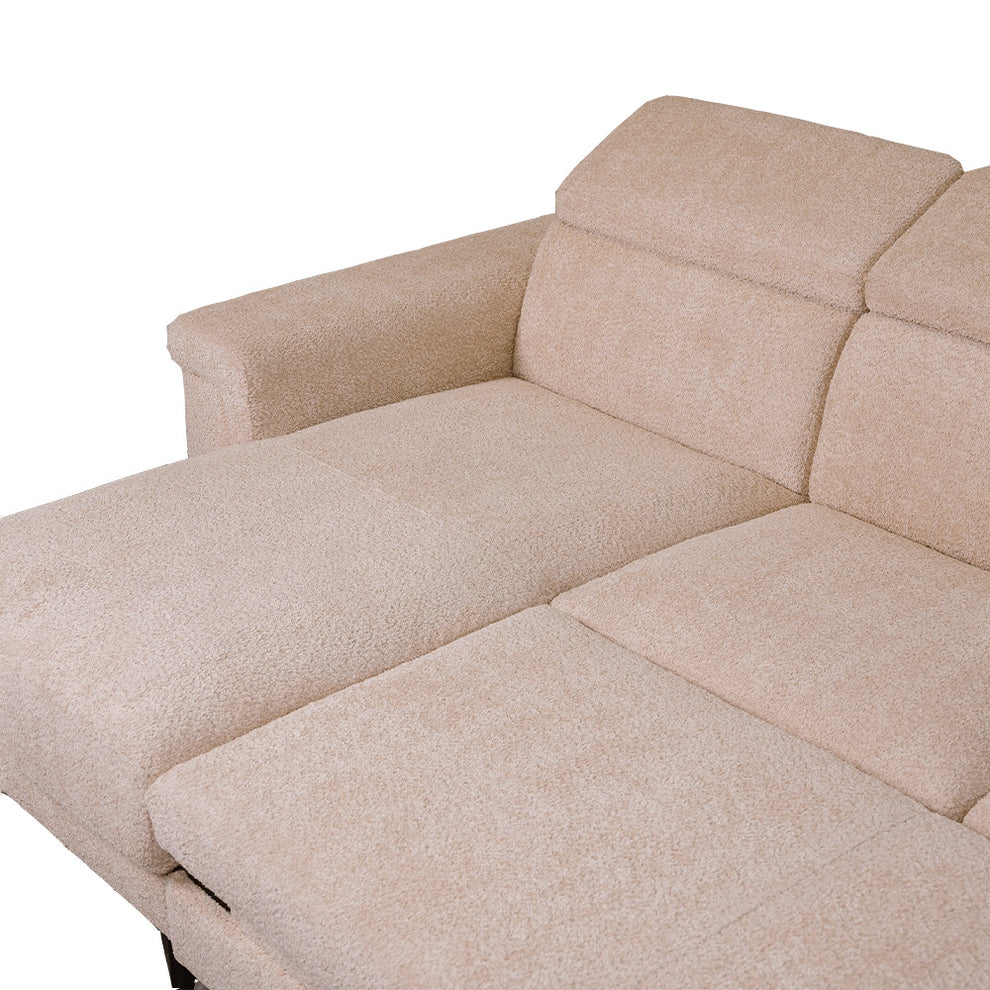 Coltar Extensibil Cu Insula Sorrento, Interschimbabil Stanga/Dreapta, Angolo Anthology Sand, 290 Cm