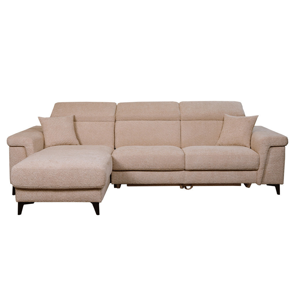 Coltar Extensibil Cu Insula Sorrento, Interschimbabil Stanga/Dreapta, Angolo Anthology Sand, 290 Cm