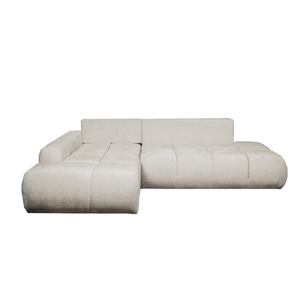 Coltar Extensibil Stanga Luna, Lada Depozitare, 5 Locuri, Onyx Pearl, 270 Cm
