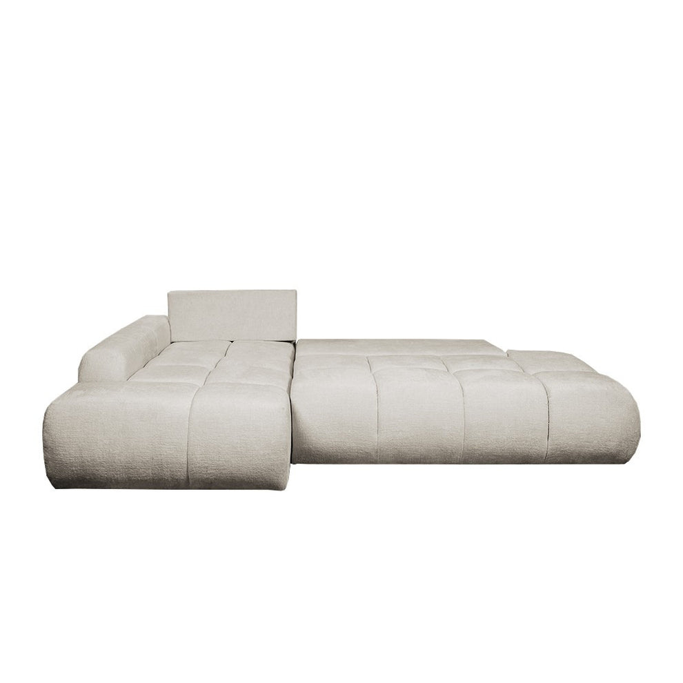 Coltar Extensibil Stanga Luna, Lada Depozitare, 5 Locuri, Onyx Pearl, 270 Cm