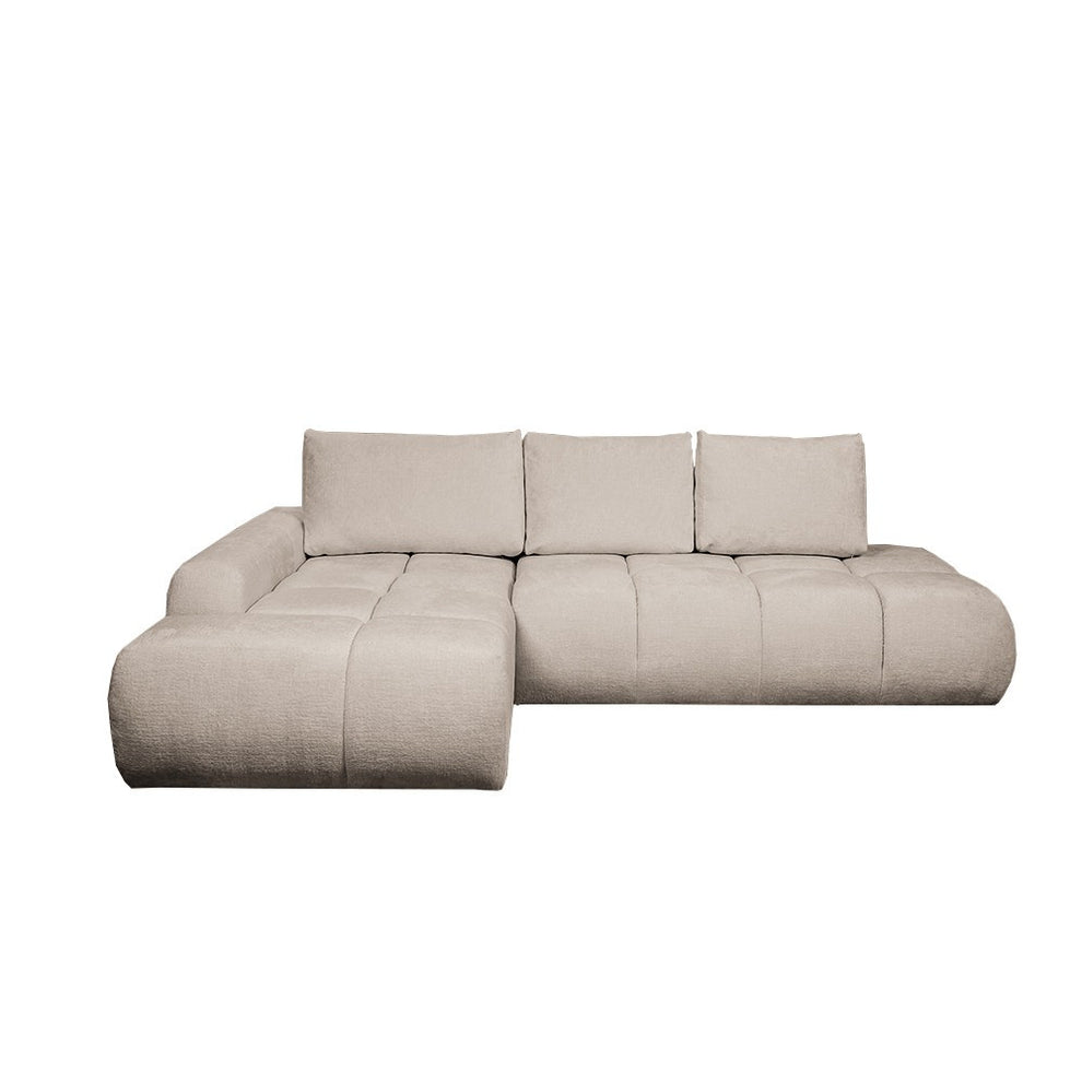 Coltar Extensibil Stanga Luna, Lada Depozitare, 5 Locuri, Onyx 3 Linen, 270 Cm
