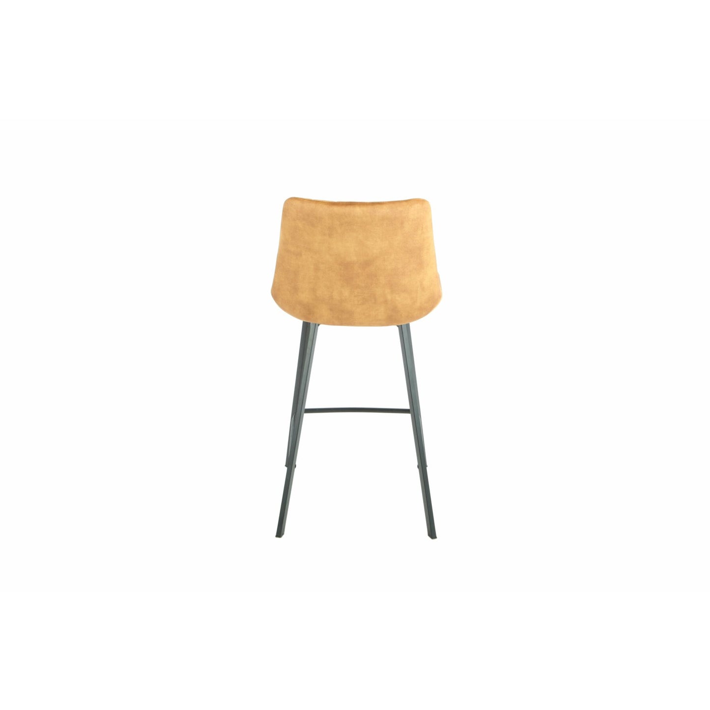 Scaun Bar Jasper, Picior Metalic, Cognac, 49 Cm