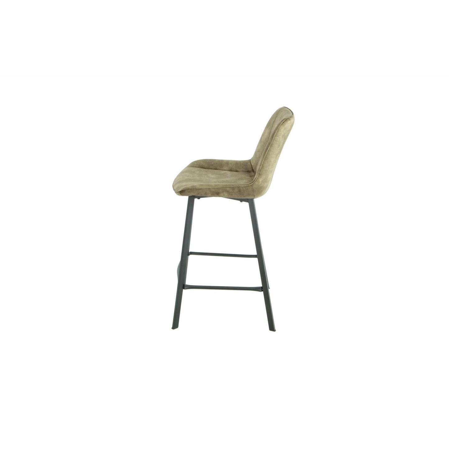 Scaun Bar Alegra, Picior Metalic, Verde, 49 Cm