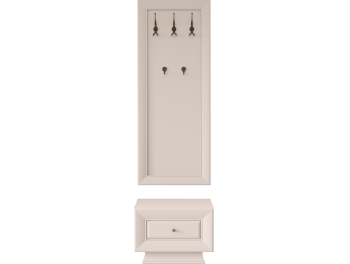 Comoda Loisir, Alb, 61.5  Cm