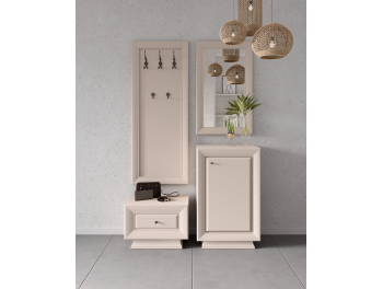 Comoda Loisir, Alb, 61.5  Cm