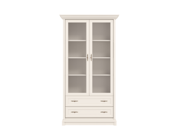 Vitrina 2 Usi Si 2 Sertare Solfegio Kashmir, 110 Cm