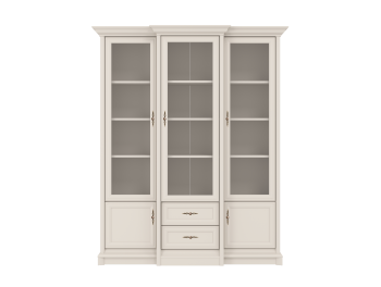 Vitrina 3 Usi Si 2 Sertare Solfegio Kashmir,167.5 Cm