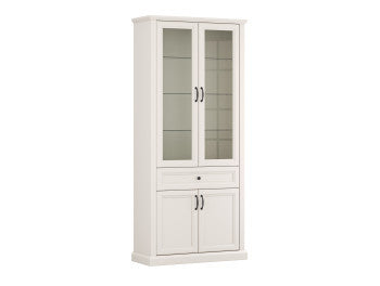 Vitrina Cu 4 Usi Si 1 Sertar Versailles V Cashmere, 93.8 Cm