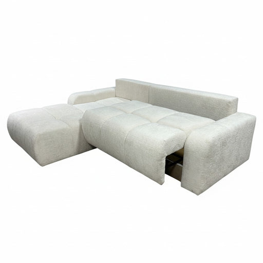 Coltar Extensibil Stanga Kyoto, Lada Depozitare, 5 Locuri, Onyx 1 Ivory, 246 Cm