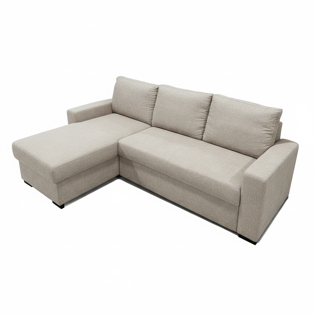 Coltar Interschimbabil Cu Insula Creta, 5 Locuri, Lada Depozitare Loft 02, 238 Cm
