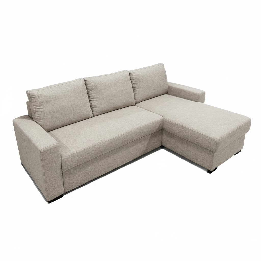 Coltar Interschimbabil Cu Insula Creta, 5 Locuri, Lada Depozitare Loft 02, 238 Cm