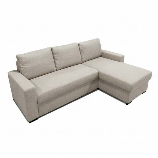 Coltar Interschimbabil Cu Insula Creta, 5 Locuri, Lada Depozitare Loft 02, 238 Cm