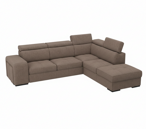 Coltar Extensibil Cu Otoman Ventotene, 5 Locuri, Lada Depozitare Crown 04, 265 Cm