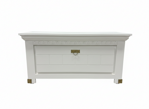 Comoda Pantofi Saint Tropez Alb, Vopsit, 111 Cm