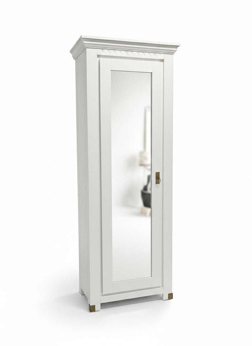 Dulap Cu 1 Usa Saint Tropez Alb, Vopsit 77.8 Cm