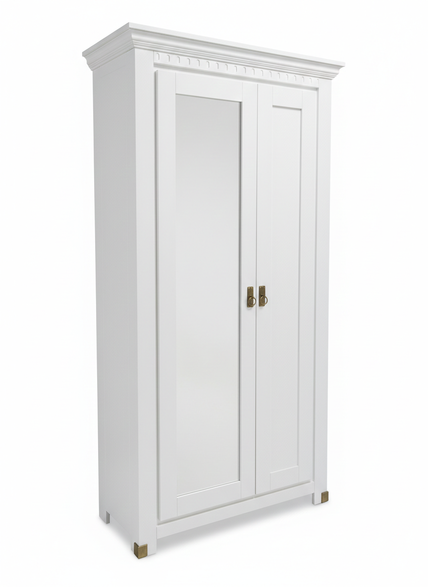 Dulap Cu 2 Usi Saint Tropez Alb, Vopsit 70 Cm