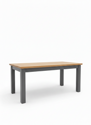 Masa Extensibila Alpina Graphit Matt, Vopsit Gri, Furniruit, 180/235 x 90 x 77 Cm