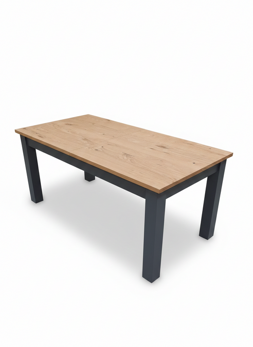 Masa Extensibila Alpina Graphit Matt, Vopsit Gri, Furniruit, 180/235 x 90 x 77 Cm