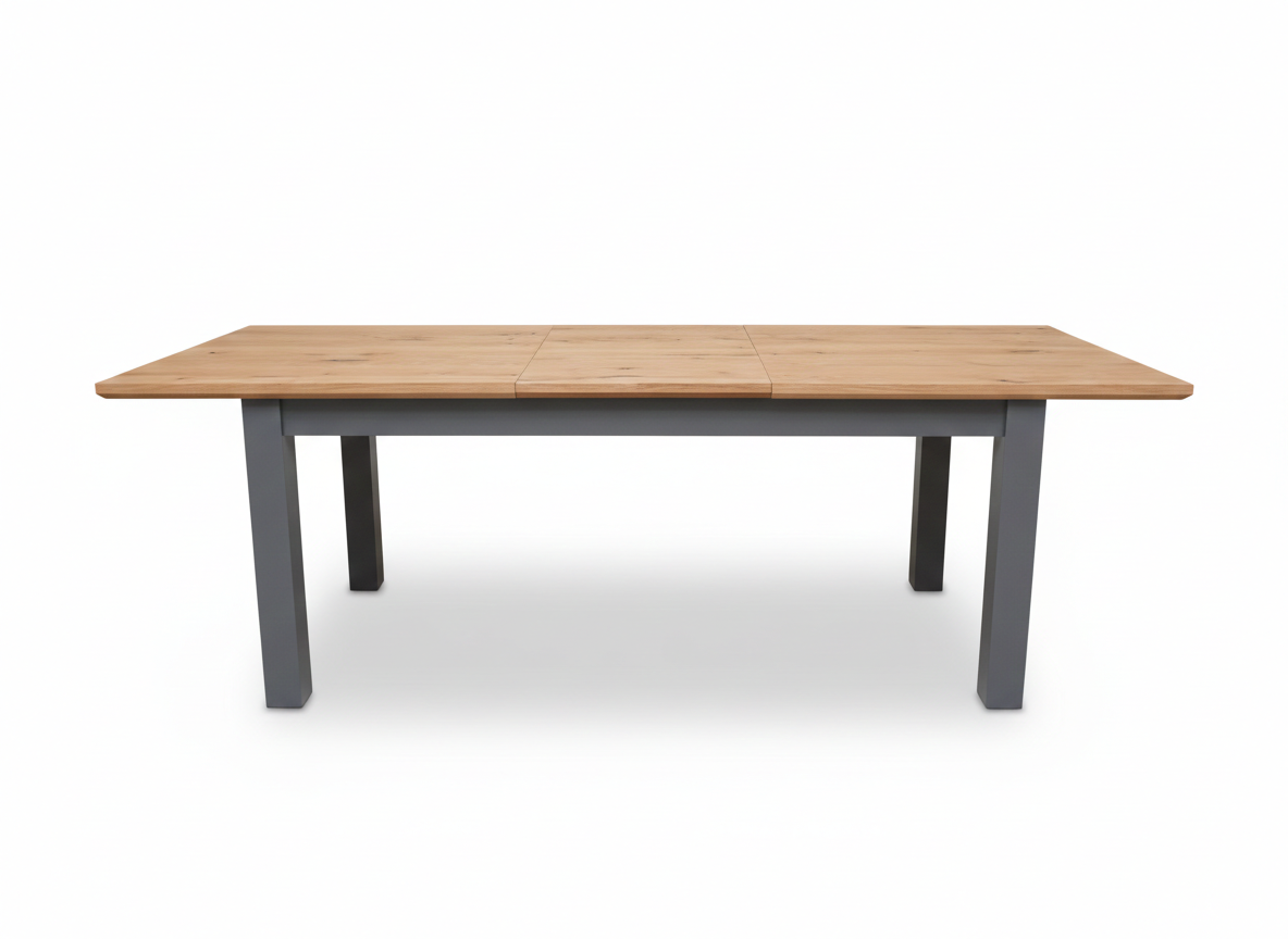 Masa Extensibila Alpina Graphit Matt, Vopsit Gri, Furniruit, 180/235 x 90 x 77 Cm
