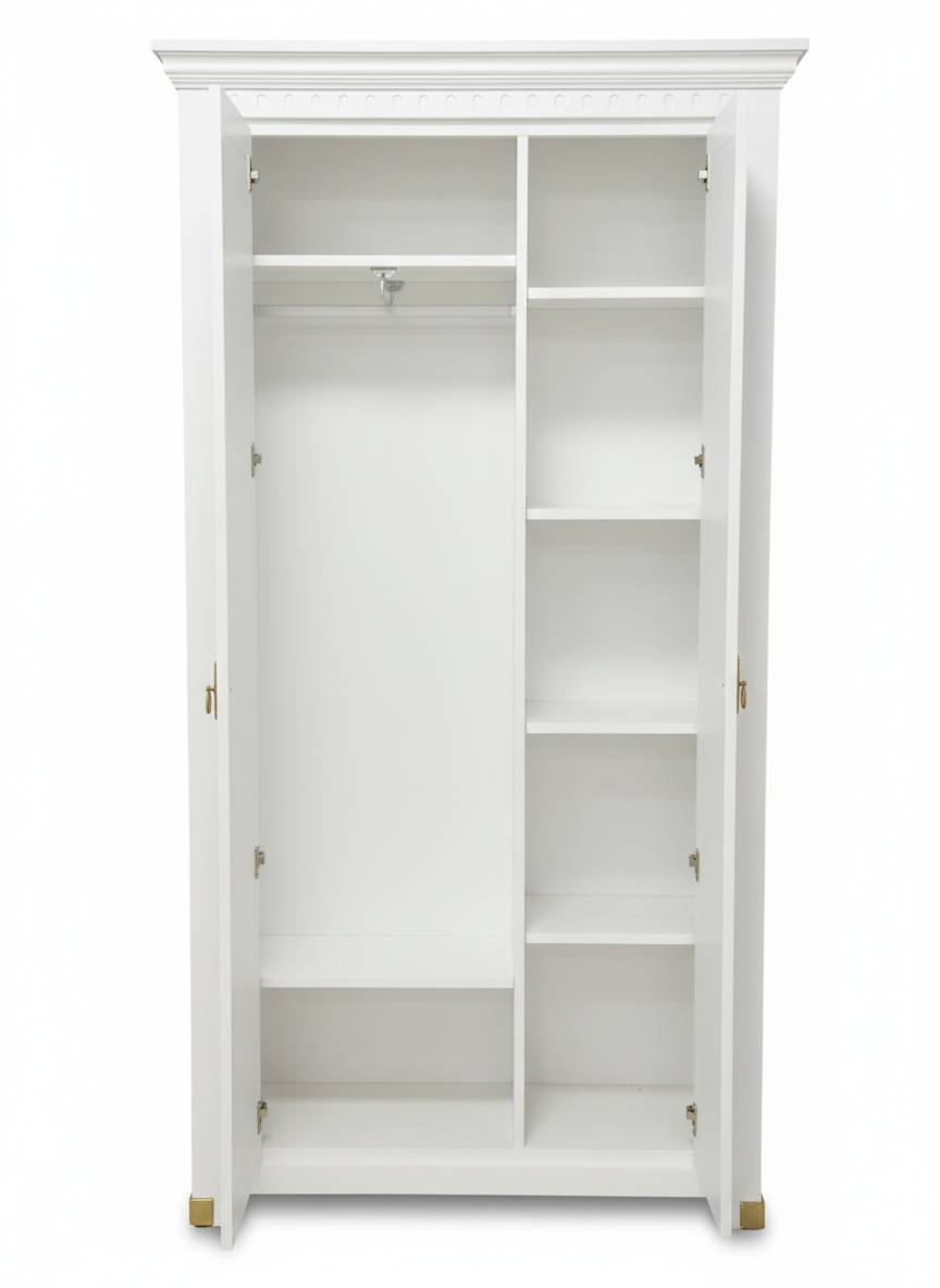 Dulap Cu 2 Usi Saint Tropez Alb, Vopsit 70 Cm