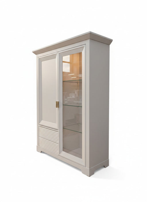 Comoda Bar Verona Kashmir Latime 112.1 cm, Alb, Mobila Living, Sertare Push To Open, Inchidere Silentioasa Usi