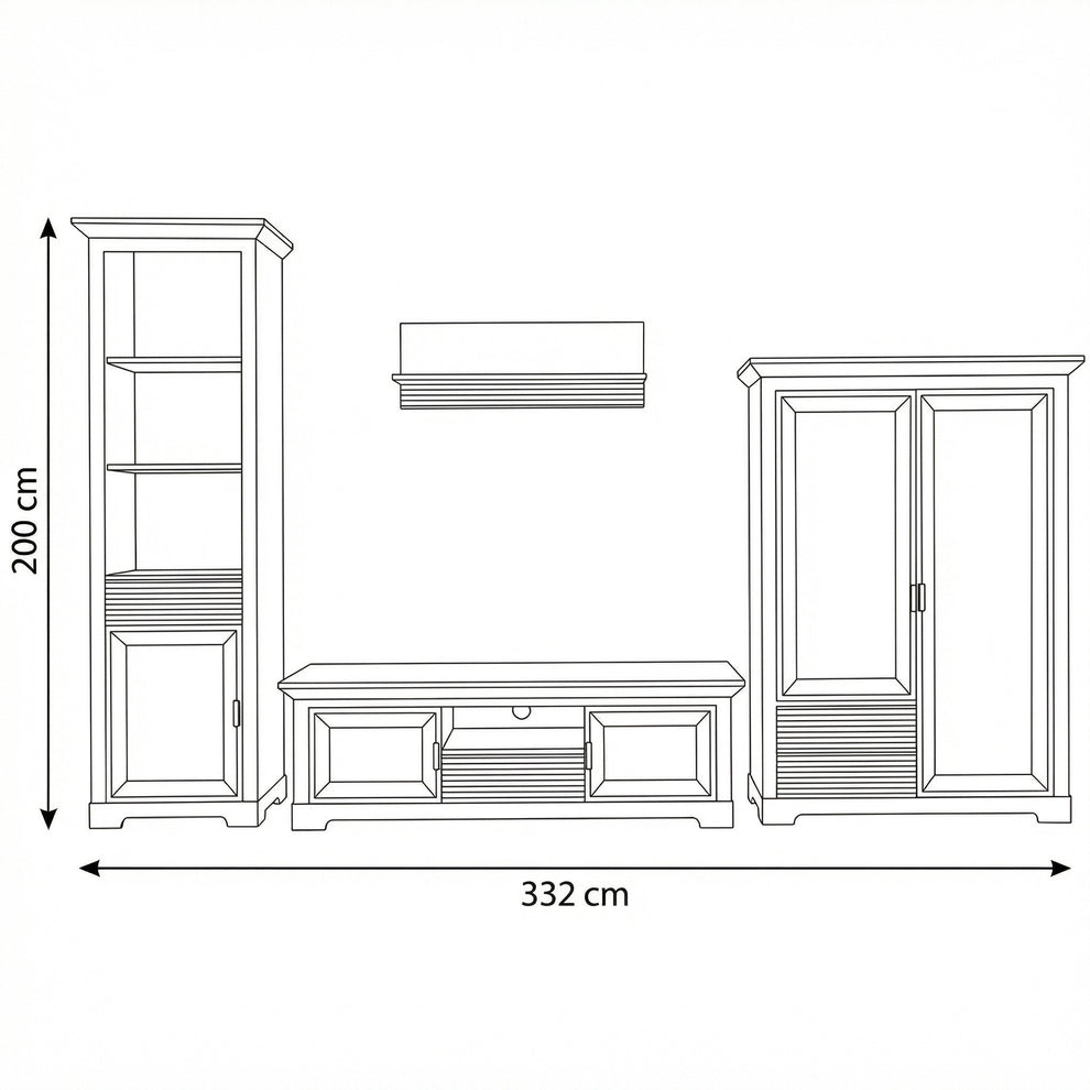 Set Camera De Zi Verona Kashmir Inalt, 332 Cm