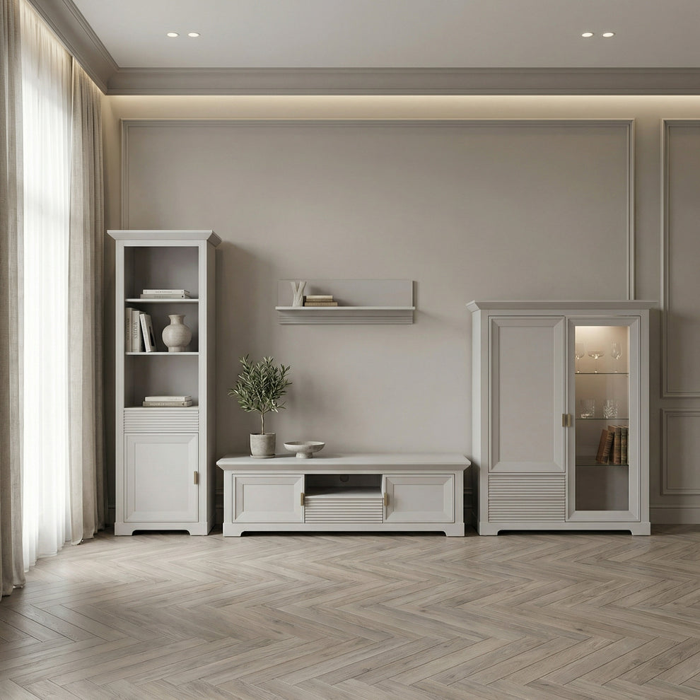 Polita Verona Kashmir Latime 90 cm, Mobila Living, Suport Carti si Ornamente, Design Modern