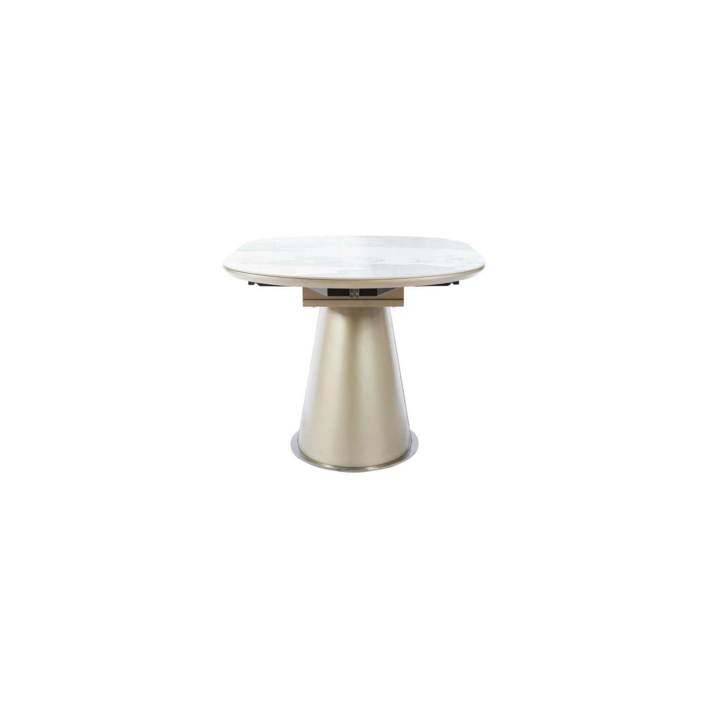 Masa Extensibila Bespin, Alb Si Beige 160/260 x 90 x 76 Cm