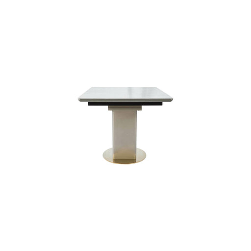 Masa Extensibila Althea, Beige Si Gold, 160/260 x 90 x 76 Cm