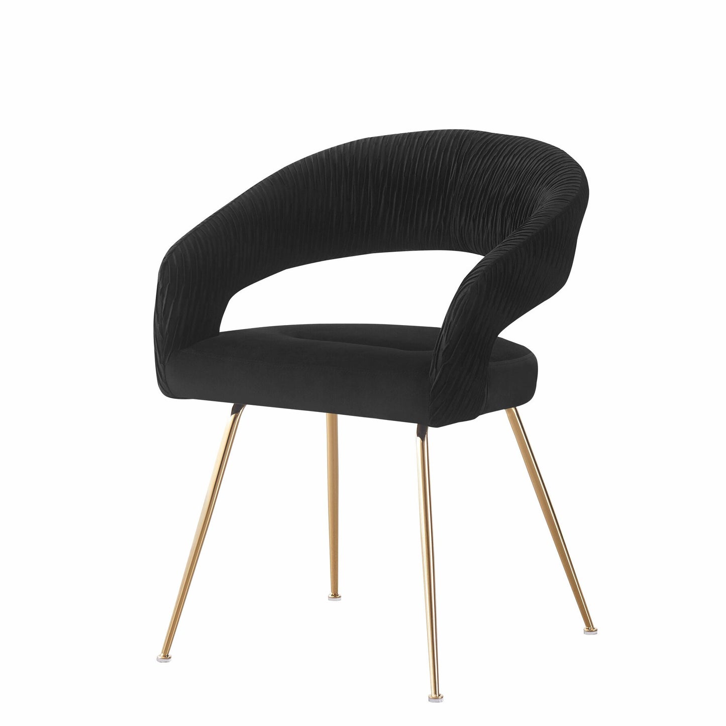 Scaun Solaris, Negru Si Gold, 58 Cm