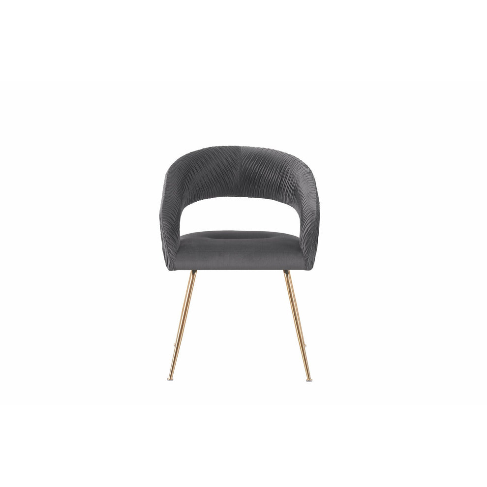 Scaun Solaris, Gri Si Gold, 58 Cm