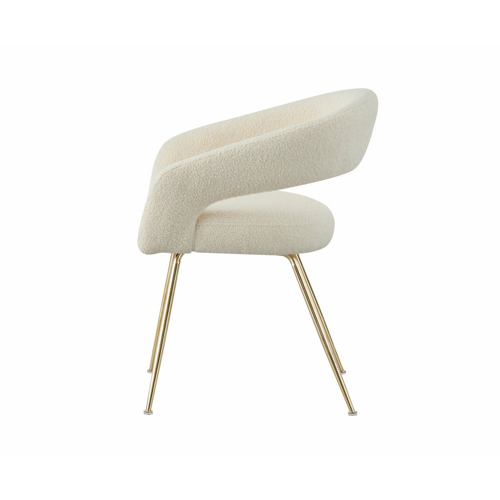 Scaun Solaris, Beige Boucle Si Gold, 58 Cm