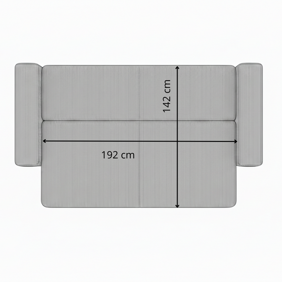 Canapea Extensibila Otis, 3 locuri, Lada Depozitare, Gri Inchis, 240 Cm
