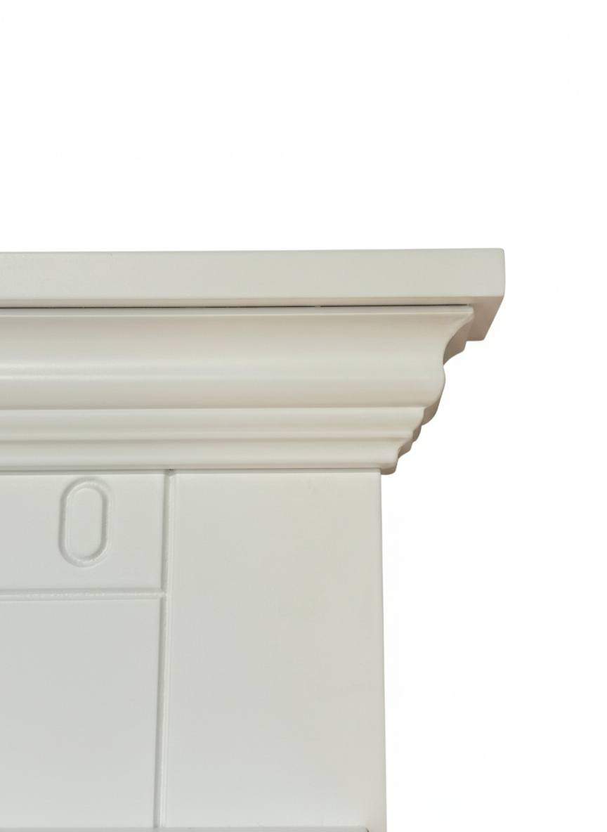 Cuier Saint Tropez Alb, Vopsit, 100 Cm