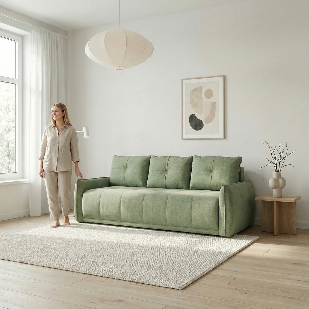 Canapea Extensibila Jojo, Lada Depozitare, Aura 11, 222 Cm