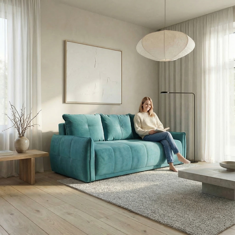 Canapea Extensibila Jojo, Lada Depozitare, Aura 12, 222 Cm
