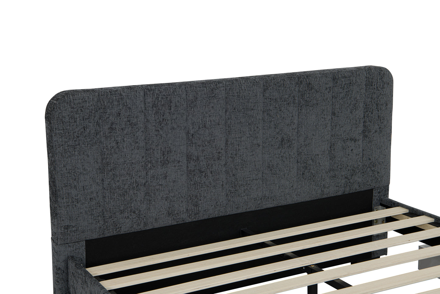 Pat Tapitat Bird Box, Dimensiune Saltea 160 x 200 Cm, Cu Sertare, Somiera Inclusa