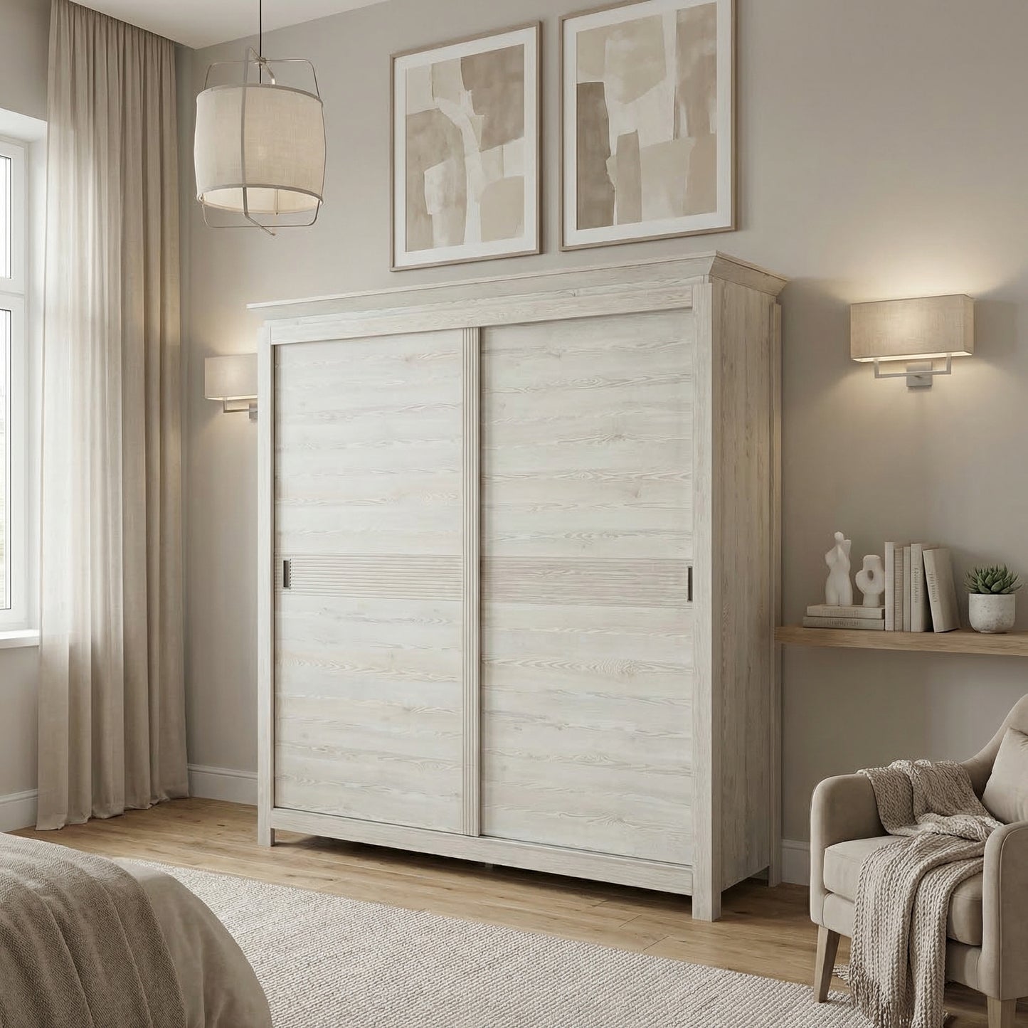 Dulap Casablanca Loft Cu 2 Usi, 150 Cm