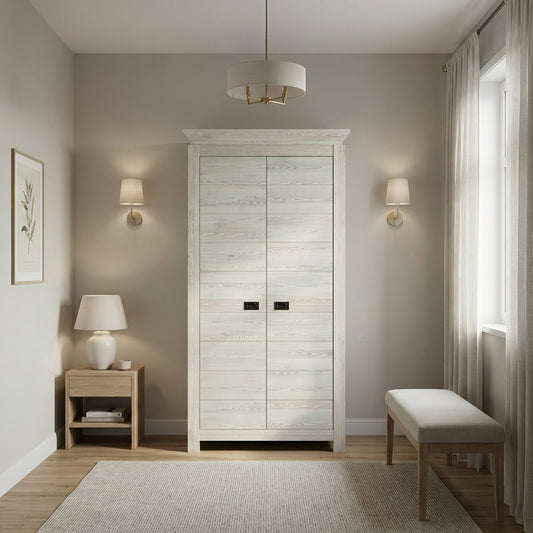 Dulap Cu 2 Usi Casablanca Loft, Gri, 99 Cm